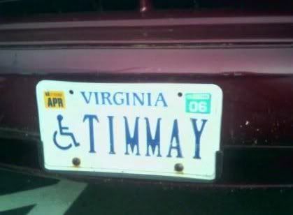 funny license plate frames. of someone#39;s license plate