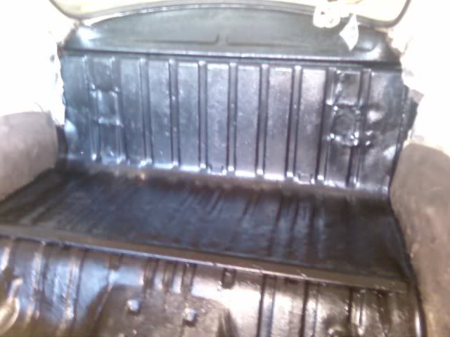 Bed Liner Paint Job. Rolled on Duplicolor truck ed