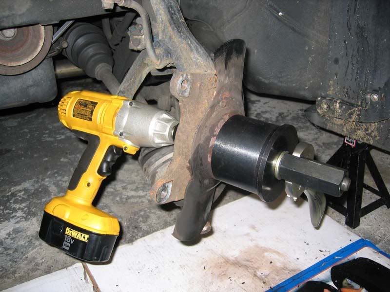 Honda wheel bearing press tool #1