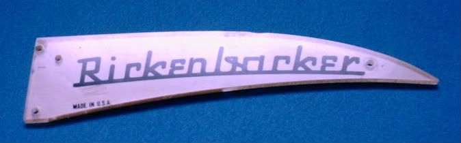 Rickenbacker Logo Plate