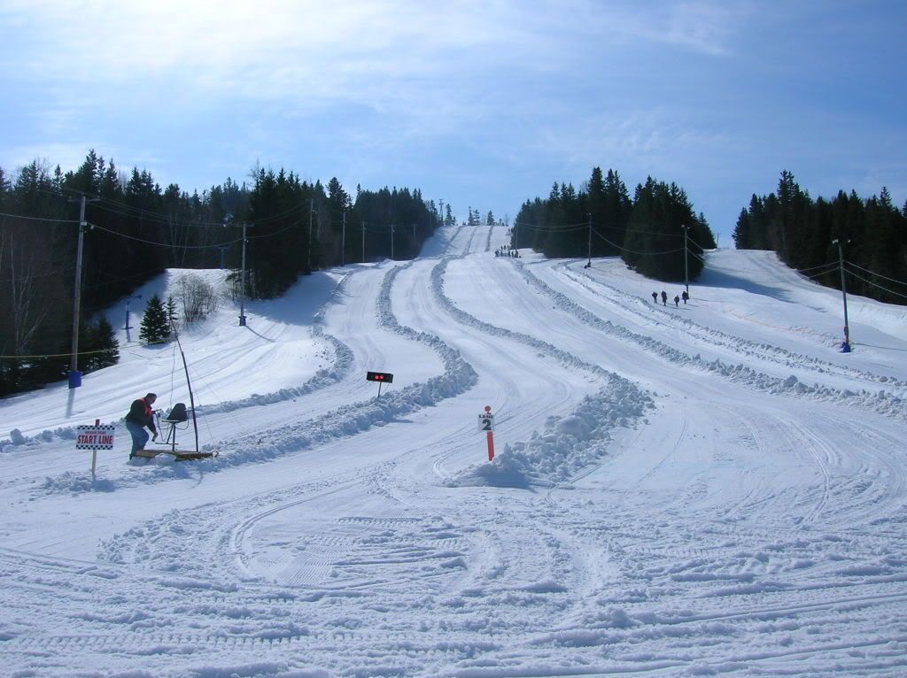king of the hill snowmobile races