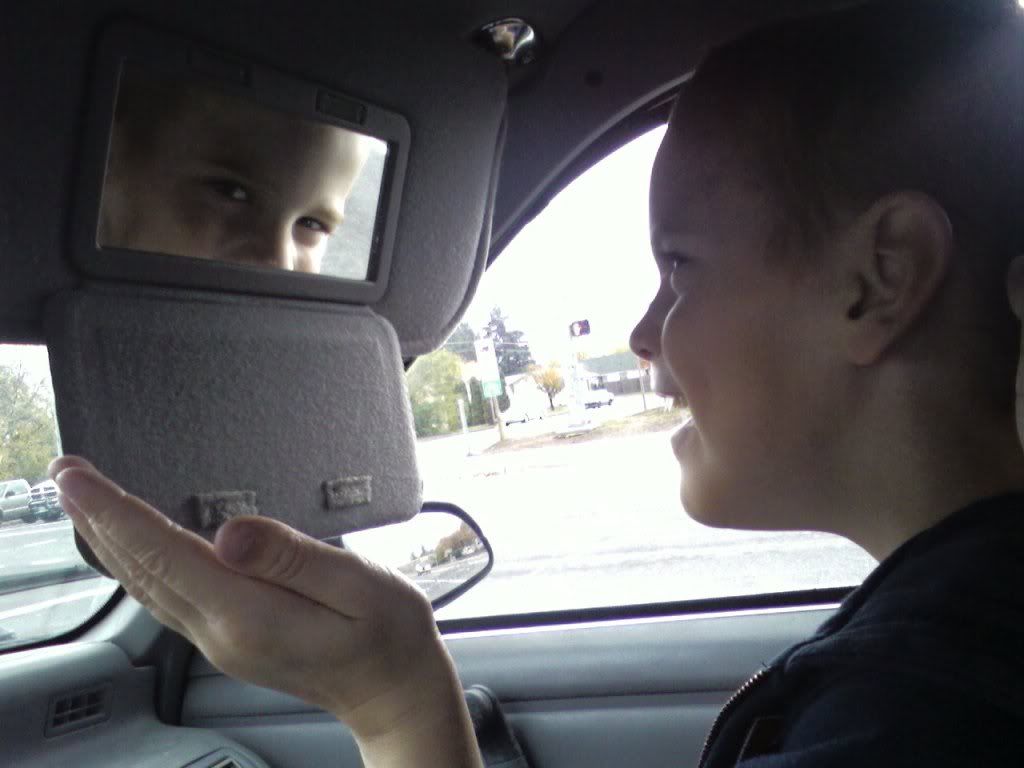 Isaac in Car
