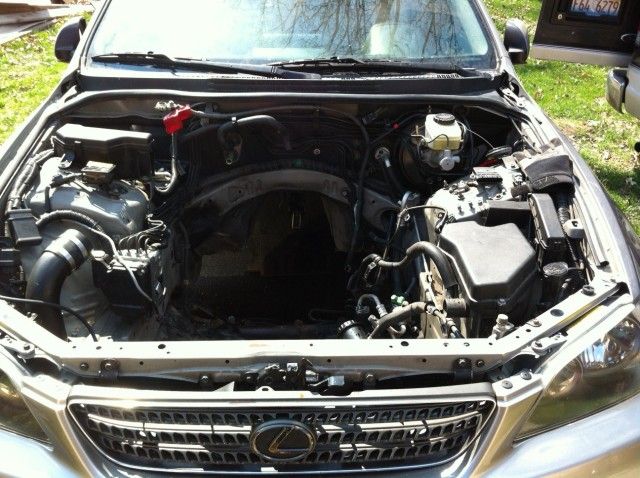 2004 lexus rx330 engine cover removal