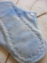 Clear Blue Skies ~ 10" Minkee Cloth Pad
