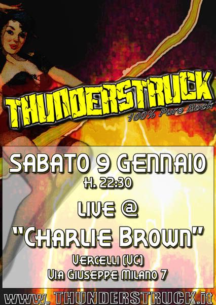 Live @ CHARLIE BROWN, Vercelli (VC), sabato 09/01/10