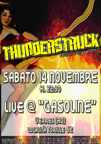 Live @ GASOLINE Road Bar, Verres (AO), sabato 14/11/09 ore 22,30