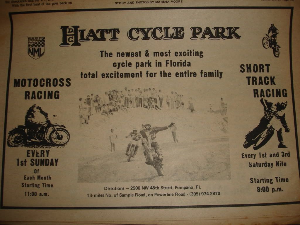 Hyatt Cycle park 1976