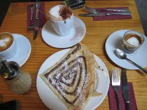crepe and drinks
