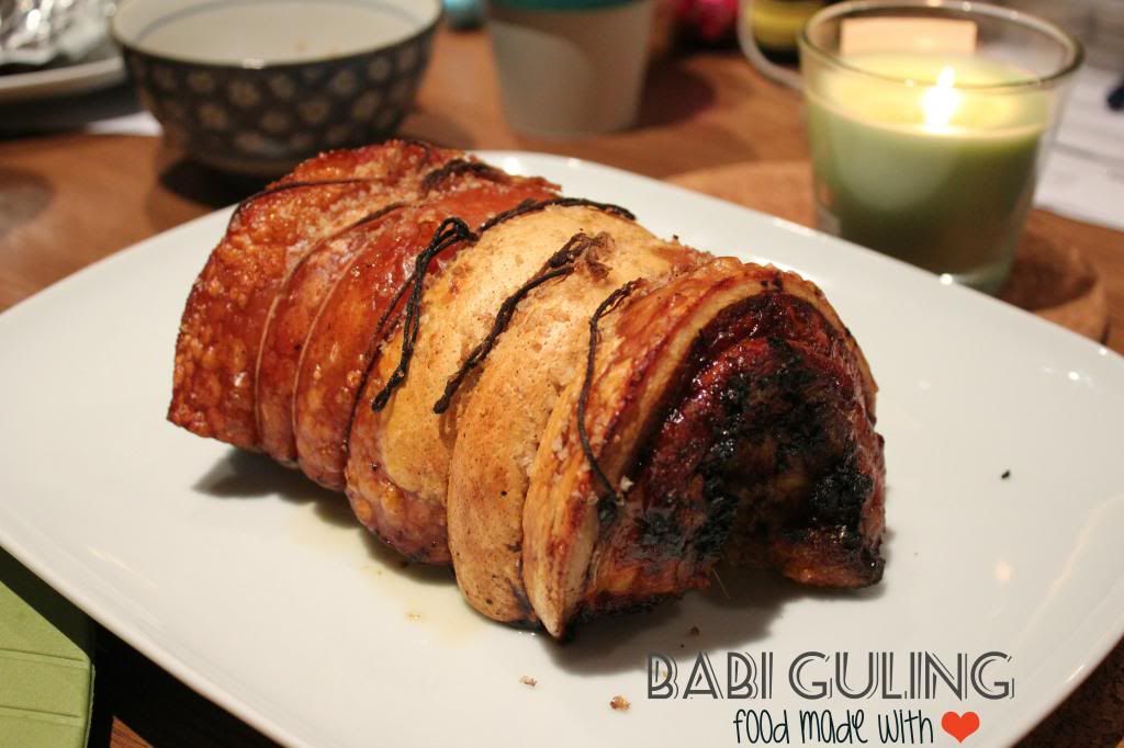 Babi guling - ready to be sliced
