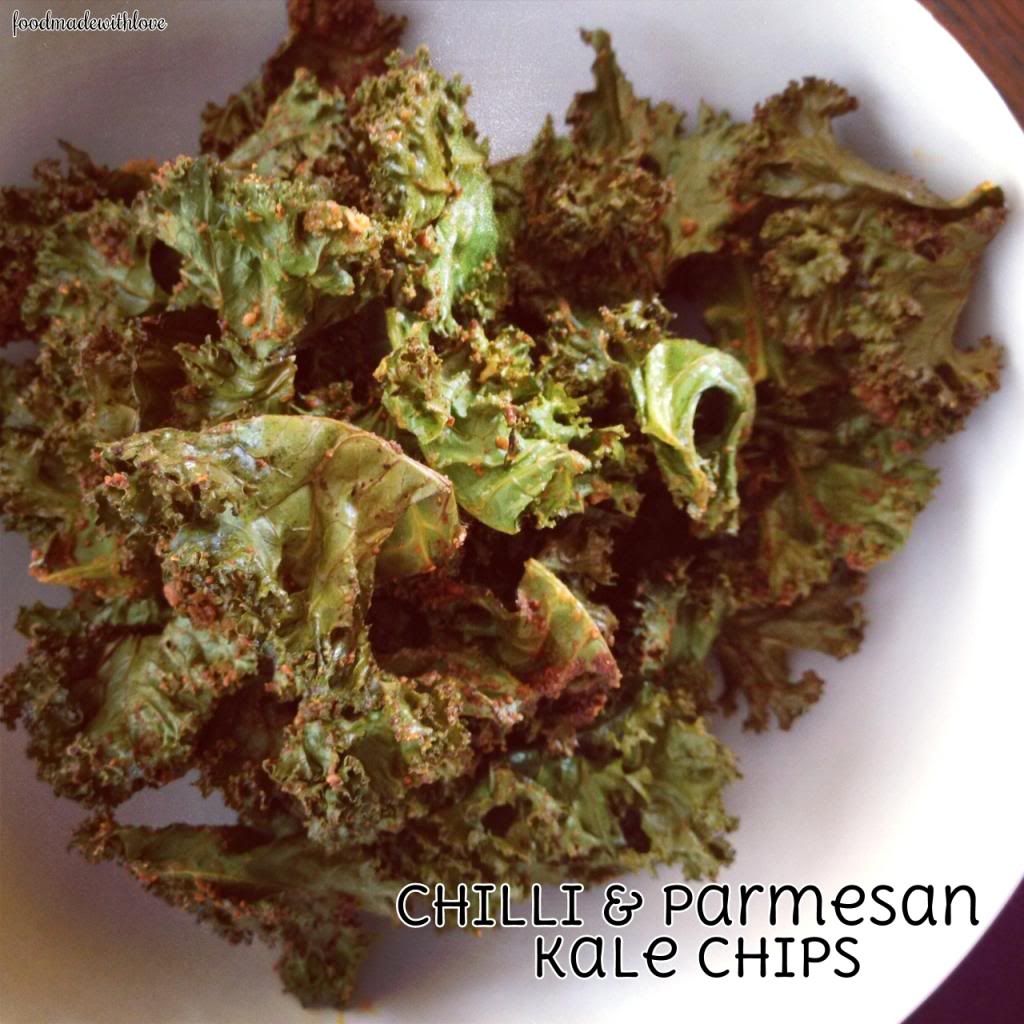 Chilli & Parmesan Kale Chips