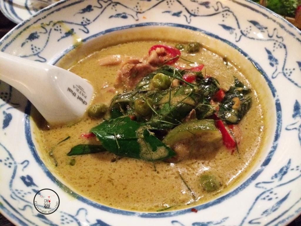 Thai green chicken curry
