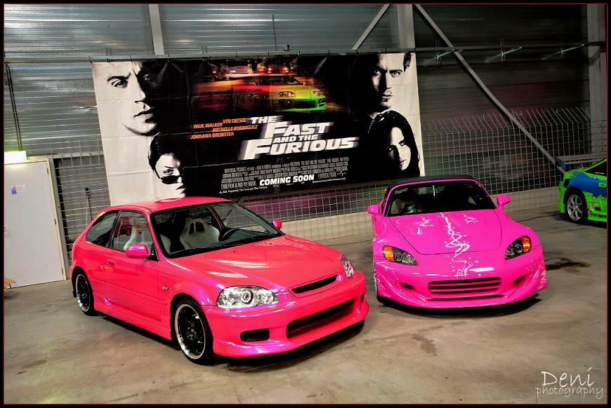 Pink Cutie Honda Civic Ek