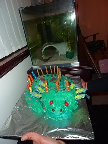 Axolotl birthday cake - Completed Projects - the Lettuce Craft Forums