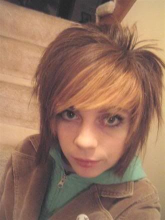 Brown Hair Cuts on Blonde And Brown Scene Hair Picture By Scene Hair Cuts2   Photobucket