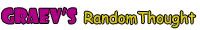 Graev's Random Thoughts