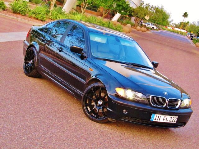 2003 Bmw 325i black rims #3