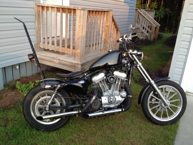 sportster swingarm chopper