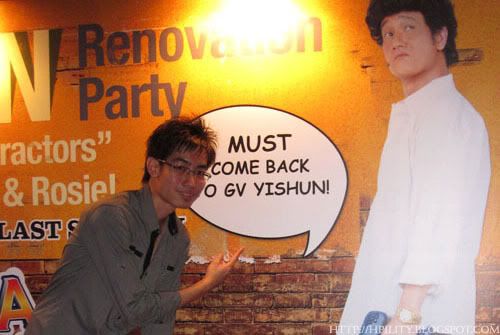 GV Yishun Renovation Party Admission Tickets