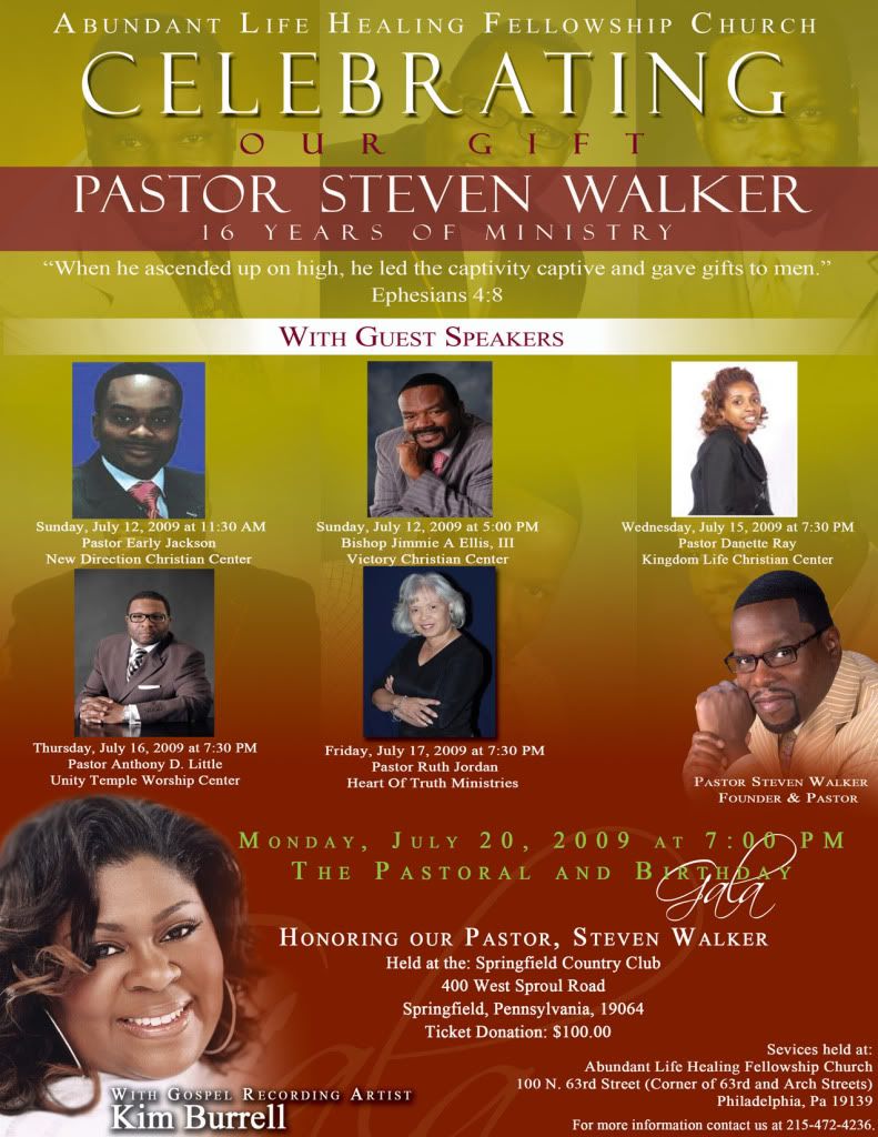 pastor anniversary flyers
