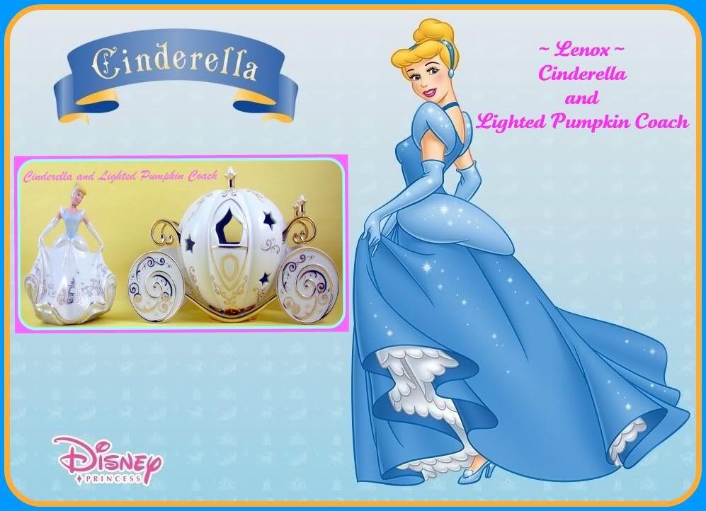 lenox disney cinderella's enchanted coach figurine