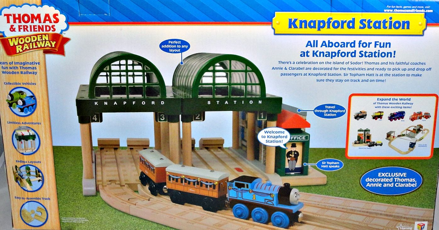 wooden railway knapford station