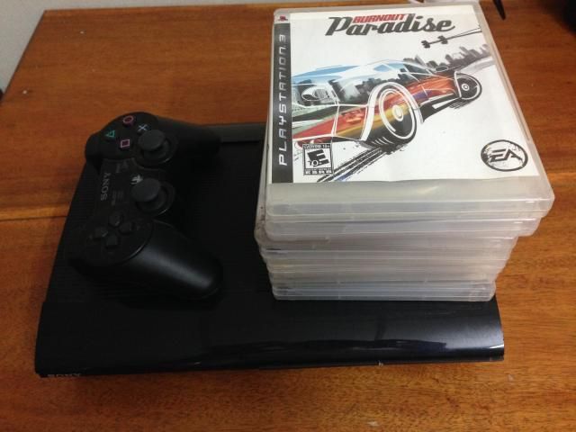 PS3 Super Slim 250GB + 7 Game 98% UK - 3