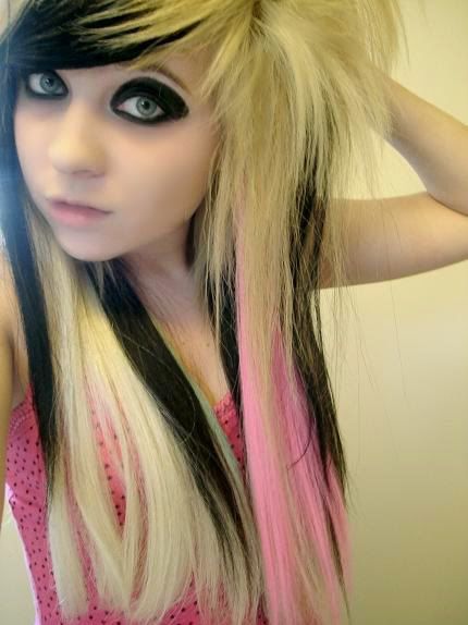 blonde hair highlights 2011. 2010-2011 emo girls hairstyles