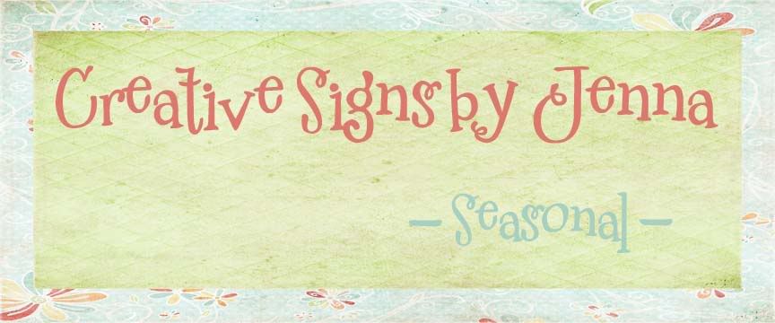 Creative signs- Seasons