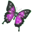 MySpace and Orkut Butterfly Glitter Graphic - 2
