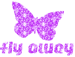 MySpace and Orkut Butterfly Glitter Graphic - 5