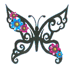MySpace and Orkut Butterfly Glitter Graphic - 6