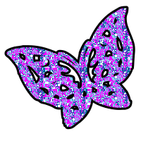 MySpace and Orkut Butterfly Glitter Graphic - 7