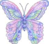 MySpace and Orkut Butterfly Glitter Graphic - 4