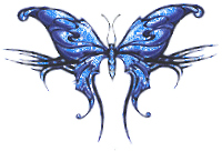 MySpace and Orkut Butterfly Glitter Graphic - 8