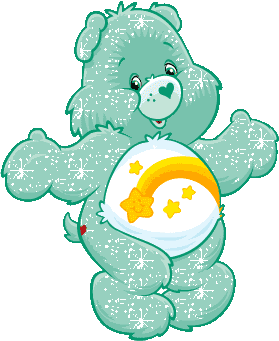 MySpace and Orkut Care Bear Glitter Graphic - 3