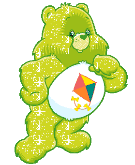 MySpace and Orkut Care Bear Glitter Graphic - 1