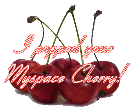 MySpace and Orkut Cherry Glitter Graphic - 3