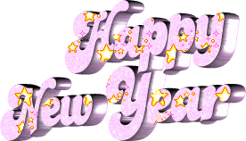 MySpace and Orkut Happy New Year Glitter Graphic