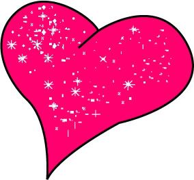 MySpace and Orkut Heart Glitter Graphic - 6