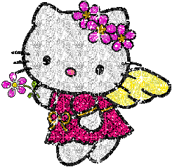 MySpace and Orkut Hello Kitty Glitter Graphic - 4