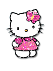MySpace and Orkut Hello Kitty Glitter Graphic - 2