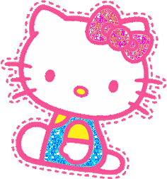 MySpace and Orkut Hello Kitty Glitter Graphic - 6