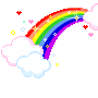 MySpace and Orkut Rainbow Glitter Graphic - 8