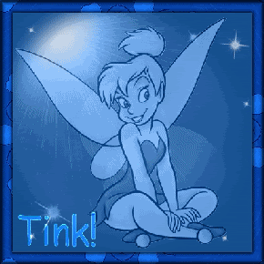 MySpace and Orkut Tinkerbell Glitter Graphic - 3