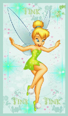 MySpace and Orkut Tinkerbell Glitter Graphic - 8
