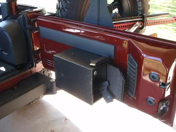 Jeep gun storage box #3