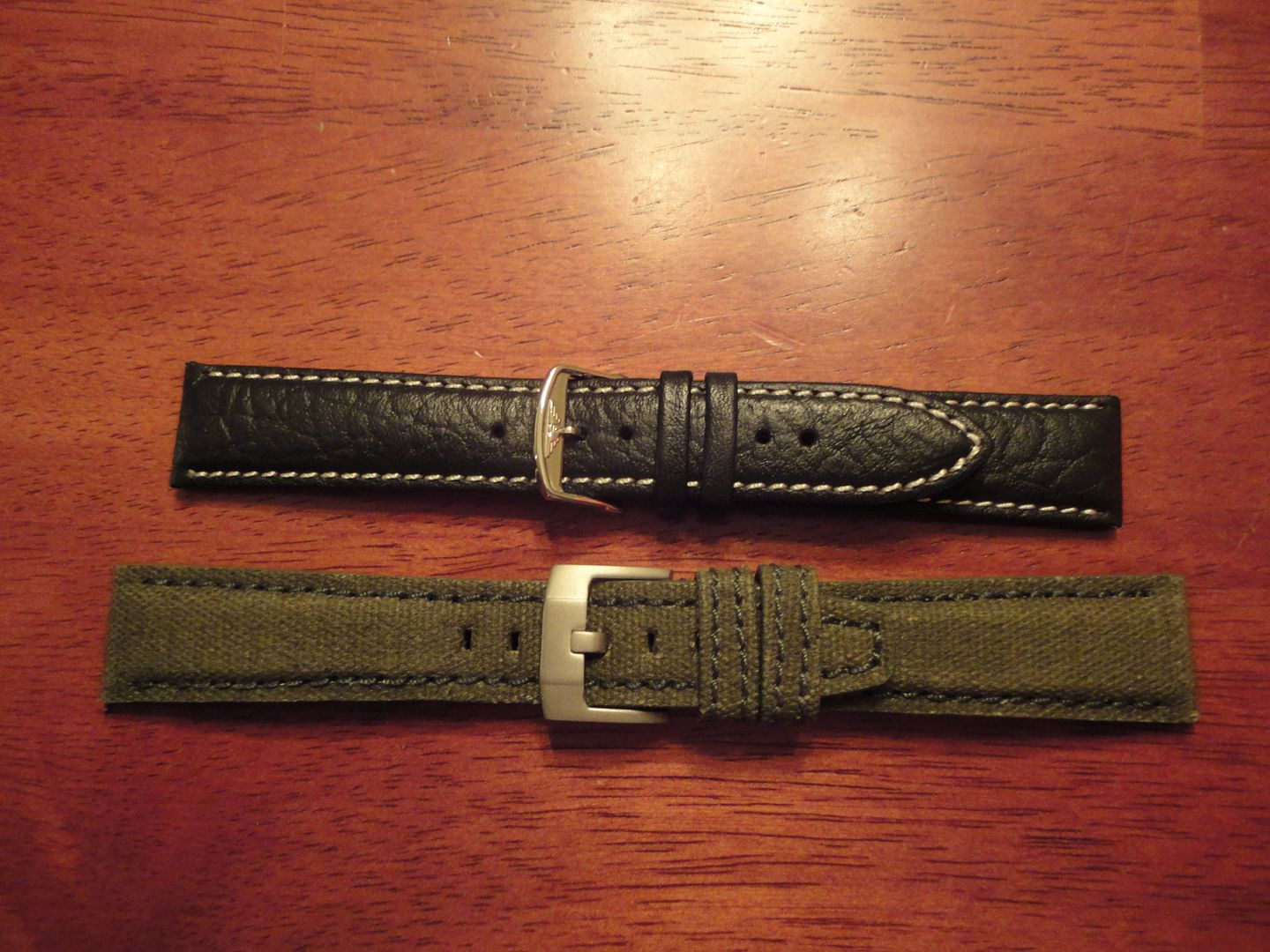 21mm Canvas (Strapcode) Miltat & 20mm buffalo w/Longines buckle CHEAP! WatchUSeek Watch Forums