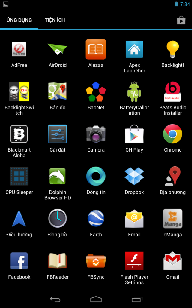 [Nexus 7] Bạn cài những ứng dụng nào trên Nexus 7 của mình?