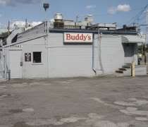 Buddys Pizza The parking lot entrance to Buddys Pizza in Detroit.