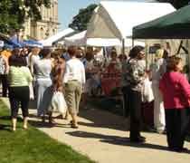 Browsing for produce at the State Capitol